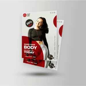 Flyer Real Size (Woodfree paper 100gsm)